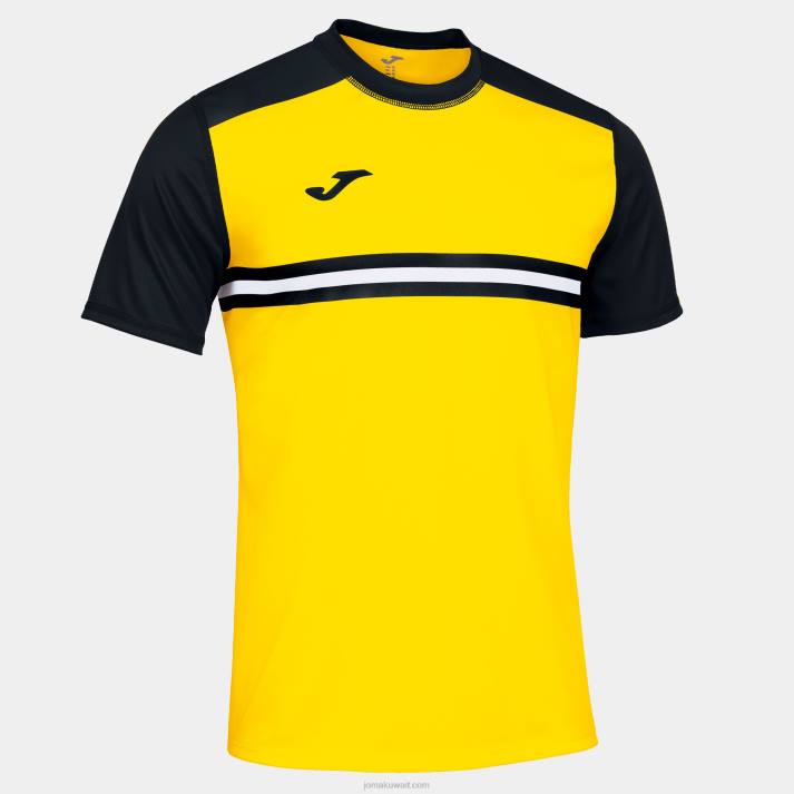 joma_82p4r3155_d8a3d8b5d981d8b1_d8a3d8b3d988d8af_d982d985d98ad8b5_d982d8b5d98ad8b1_d8a7d984d8a3d983d985d8a7d985_hispa_d8a7d984d8.jpg Joma 82P4R3155 أصفر أسود قميص قصير الأكمام hispa الرابع رجال - Image 1