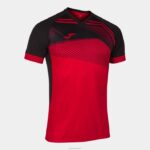 Joma 82P4R3161 أحمر أسود قميص بأكمام قصيرة سوبر نوفا الثاني رجال