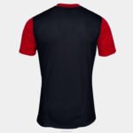 Joma 82P4R3186 أسود أحمر قميص قصير الأكمام hispa الرابع رجال - Image 2