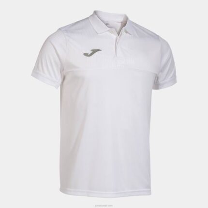 Joma 82P4R3205 أبيض قميص بولو قصير الاكمام مونتريال رجال