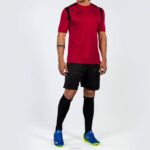 Joma 82P4R3212 أحمر أسود بطولة قميص قصير الأكمام v رجال - Image 4