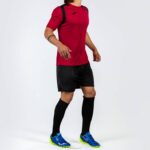 Joma 82P4R3212 أحمر أسود بطولة قميص قصير الأكمام v رجال - Image 8