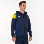 Joma 82P4R3218 الأزرق الداكن الأصفر الملكي الأزرق طاقم سترة مقنعين ثالثا رجال - Image 4