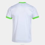 Joma 82P4R3221 أبيض أسود أخضر نيون قميص قصير الأكمام المحكمة رجال - Image 2