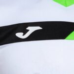 Joma 82P4R3221 أبيض أسود أخضر نيون قميص قصير الأكمام المحكمة رجال - Image 3