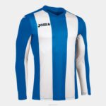 Joma 82P4R3227 أزرق ملكي أبيض قميص بيزا كم طويل رجال