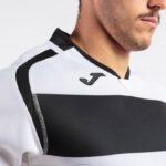 Joma 82P4R3228 أسود أبيض قميص قصير الأكمام prorugby الثاني رجال - Image 5