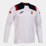 Joma 82P4R3233 أبيض قميص طويل الأكمام اللجنة الأولمبية الإسبانية