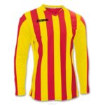 Joma 82P4R3253 احمر اصفر قميص بأكمام طويلة رجال