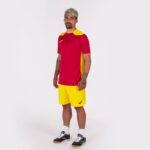Joma 82P4R3259 احمر اصفر بطولة قميص قصير الأكمام سادسا رجال - Image 4