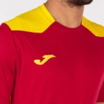 Joma 82P4R3259 احمر اصفر بطولة قميص قصير الأكمام سادسا رجال - Image 5