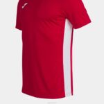 Joma 82P4R3261 احمر ابيض بطولة قميص قصير الأكمام سادسا رجال - Image 6