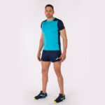 Joma 82P4R3262 الفلورسنت الفيروز الأزرق الداكن قميص قصير الأكمام سجل الثاني رجال - Image 8