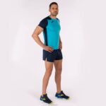 Joma 82P4R3262 الفلورسنت الفيروز الأزرق الداكن قميص قصير الأكمام سجل الثاني رجال - Image 9