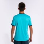 Joma 82P4R3284 الفلورسنت الفيروز الأزرق الداكن الأبيض قميص قصير الأكمام المحكمة رجال - Image 5