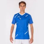 Joma 82P4R3305 أزرق ملكي أبيض قميص بأكمام قصيرة النمر الثالث رجال - Image 2