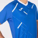 Joma 82P4R3305 أزرق ملكي أبيض قميص بأكمام قصيرة النمر الثالث رجال - Image 5
