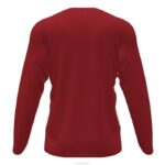Joma 82P4R3314 احمر ابيض قميص طويل الأكمام بيزا الثاني رجال - Image 3