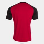Joma 82P4R3337 أحمر أسود قميص قصير الأكمام للعمل الجماعي رجال - Image 2