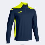 Joma 82P4R3343 الأزرق الداكن أصفر فلوري بطولة قميص من النوع الثقيل vi رجال