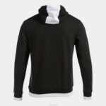Joma 82P4R3349 أسود أبيض سترة مقنعين مريحة الثاني رجال - Image 2