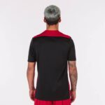 Joma 82P4R3352 أسود أحمر بطولة قميص قصير الأكمام سادسا رجال - Image 3