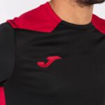 Joma 82P4R3352 أسود أحمر بطولة قميص قصير الأكمام سادسا رجال - Image 5