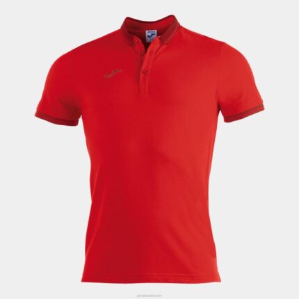 Joma 82P4R3353 أحمر قميص بولو قصير الأكمام Bali II رجال