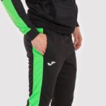 Joma 82P4R3357 أسود أخضر نيون بطولة السراويل الطويلة الرابع رجال - Image 4