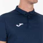 Joma 82P4R3358 الأزرق الداكن قميص بولو قصير الأكمام هواية رجال - Image 3