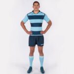Joma 82P4R3359 الأزرق الداكن السماء الزرقاء قميص قصير الأكمام prorugby الثاني رجال - Image 5