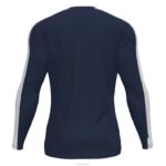 Joma 82P4R3368 الأزرق الداكن الأبيض أكاديمية قميص بأكمام طويلة III رجال - Image 2