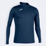 Joma 82P4R3368 الأزرق الداكن الأبيض أكاديمية قميص بأكمام طويلة III رجال