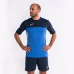 Joma 82P4R3372 الأزرق الملكي الأزرق الداكن الفائز قميص قصير الأكمام رجال - Image 2