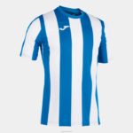 Joma 82P4R3382 أزرق ملكي أبيض قميص بأكمام قصيرة بين رجال