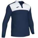 Joma 82P4R3383 الأزرق الداكن الأبيض قميص بولو طويل الأكمام الفائز الثاني رجال