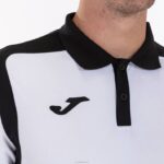 Joma 82P4R3384 أبيض أسود بطولة قميص بولو بأكمام قصيرة v رجال - Image 4
