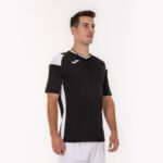 Joma 82P4R3387 أسود أبيض قميص قصير الأكمام طاقم ثالثا رجال - Image 6