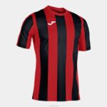 Joma 82P4R3393 أحمر أسود قميص بأكمام قصيرة بين رجال