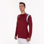 Joma 82P4R3397 بورجوندي السماء الزرقاء بطولة القميص بأكمام طويلة v رجال - Image 5