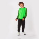 Joma 82P4R3398 نيون أخضر أسود قميص من النوع الثقيل أساسي الثاني رجال - Image 4