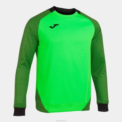 Joma 82P4R3398 نيون أخضر أسود قميص من النوع الثقيل أساسي الثاني رجال