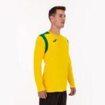 Joma 82P4R3400 الأخضر الأصفر بطولة القميص بأكمام طويلة v رجال - Image 5