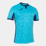 Joma 82P4R3402 الفلورسنت الفيروز الأزرق الداكن قميص قصير الأكمام toletum الثاني رجال