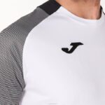 Joma 82P4R3405 أبيض أسود قميص قصير الأكمام أساسي الثاني رجال - Image 3