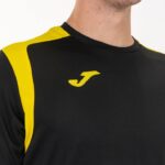 Joma 82P4R3406 أصفر مسود بطولة القميص بأكمام طويلة v رجال - Image 4