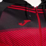 Joma 82P4R3414 أحمر أسود سوبر نوفا II سترة مقنعين رجال - Image 3