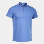 Joma 82P4R3427 أزرق قميص بولو بأكمام قصيرة pasarela III رجال
