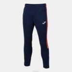 Joma 82P4R3438 الأزرق الداكن البرتقالي الفلوريسنت بطولة طويلة السراويل البيئية رجال