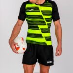 Joma 82P4R3465 أصفر مسود قميص بأكمام قصيرة هاكا رجال - Image 4